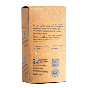 Organic Pep In Your Step TEA BAGS - Yerba Maté, Siberian Ginseng & Peppermint