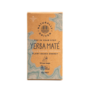 Organic Pep In Your Step TEA BAGS - Yerba Maté, Siberian Ginseng & Peppermint
