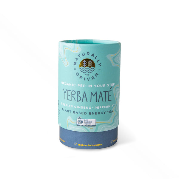 Organic Pep in your step- Yerba Maté blend - 60g Cylinder