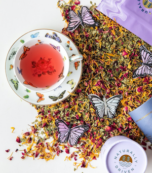 Organic Grandmas Garden - Yerba Maté, Hibiscus, Rose & Calendula Tea