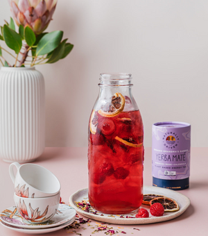 Organic Grandmas Garden - Yerba Maté, Hibiscus, Rose & Calendula Tea