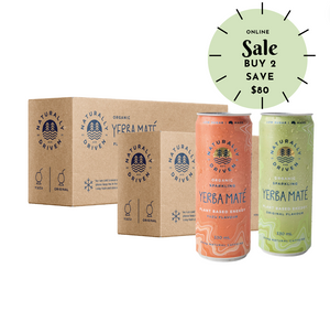 Organic sparkling Yerba Maté - YUZU flavour 20 pack